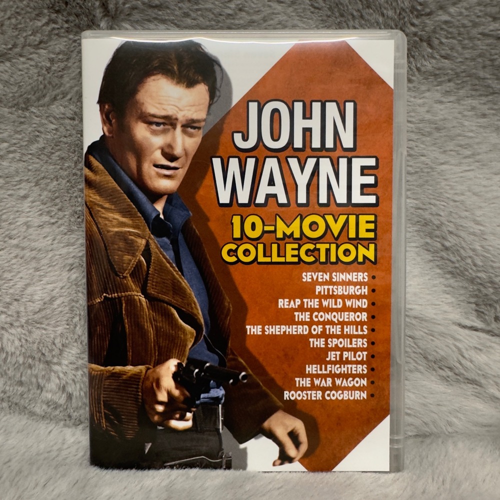 John Wayne 10 Movie Collection DVD Set Iconic Bundle Deal Available On‎ DVD's